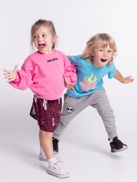 SUDADERA BABY "AIRE RETRO" ROSA