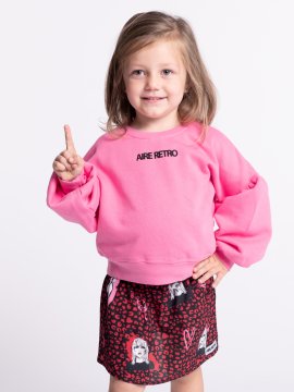 SUDADERA BABY "AIRE RETRO" ROSA