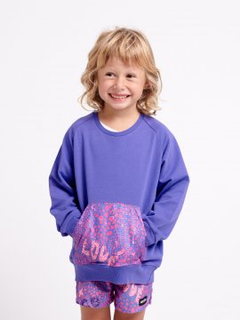 SUDADERA BABY "PEACE AND LOVE"