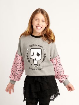 SUDADERA BABY "DENTRO DE MI" PAISLEY