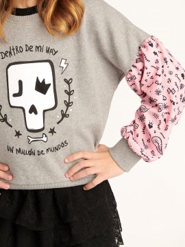 SUDADERA BABY "DENTRO DE MI" PAISLEY