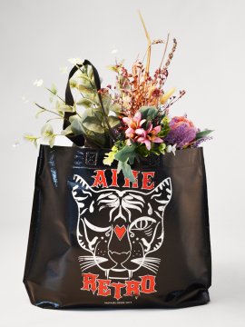 BOLSA "AIRE RETRO TIGRE" NEGRA