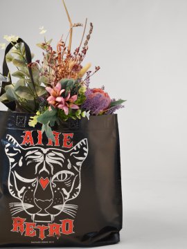 BOLSA "AIRE RETRO TIGRE" NEGRA