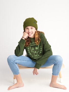 SUDADERA BABY "DENTRO DE MI" MILITAR