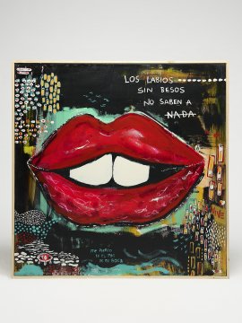 CUADRO "LOS LABIOS SIN BESOS"