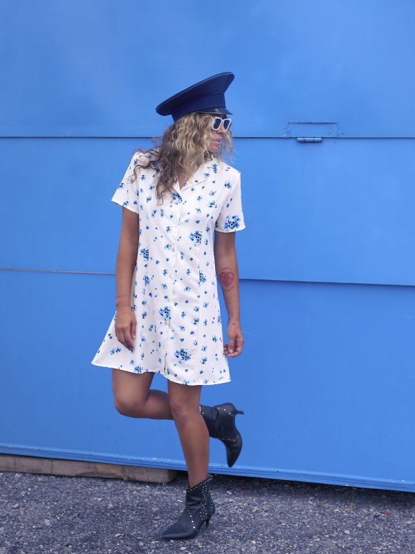 VESTIDO "CALAVERA ACUARELA"