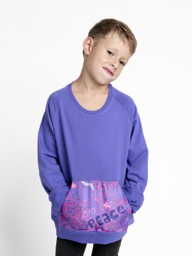 SUDADERA BABY "PEACE AND LOVE"