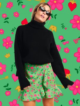 FALDA "AMOR AMOR" VERDE