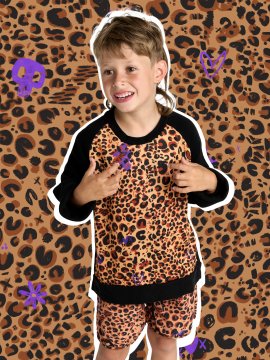 SUDADERA BABY "LEOPARDO"