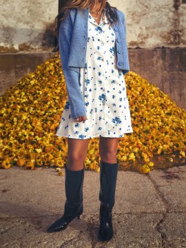 VESTIDO "CALAVERA ACUARELA"