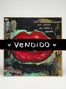 CUADRO "LOS LABIOS SIN BESOS"