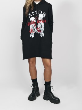 VESTIDO TIPO SUDADERA "LLENX DE TI"