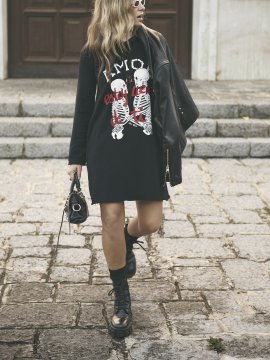 VESTIDO TIPO SUDADERA "LLENX DE TI"
