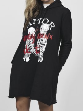 VESTIDO TIPO SUDADERA "LLENX DE TI"