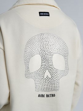 SUDADERA "CALAVERA" CRISTAL