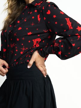 CAMISA "CIRCO-ROCK" NEGRA