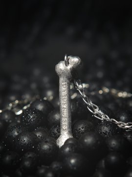COLLAR PLATA "TUS HUESOS"