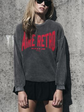 SUDADERA FADE OUT "AIRE RETRO . CAVIAR"