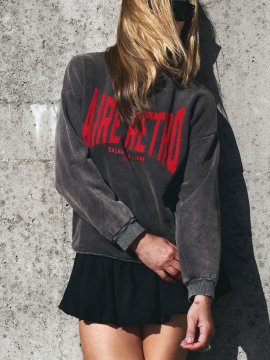 SUDADERA FADE OUT "AIRE RETRO . CAVIAR"