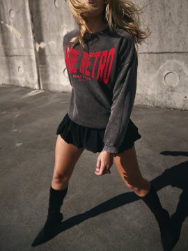 SUDADERA FADE OUT "AIRE RETRO . CAVIAR"