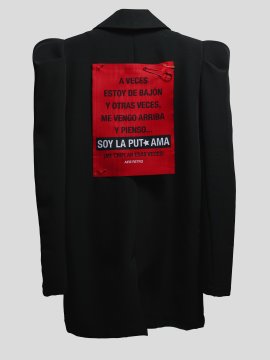 PARCHE BORDADO "P*TA AMA"