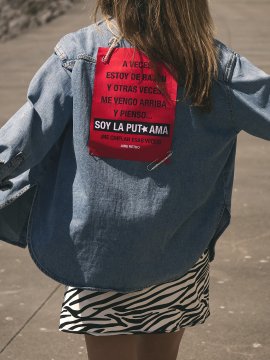 PARCHE BORDADO "P*TA AMA"