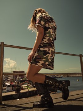 VESTIDO CAMU "REVOLUCIONARIA"