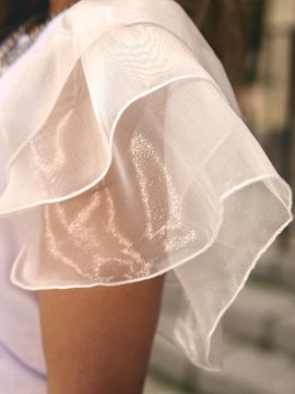 CAMI "TEQUILA" ORGANZA BLANCA