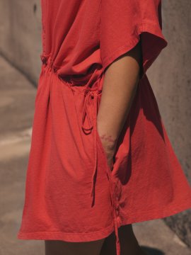 VESTIDO "TODO ES POSIBLE" TEJA