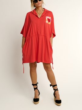 VESTIDO "TODO ES POSIBLE" TEJA