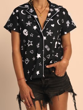 CAMISA NEGRA "BANDANA"