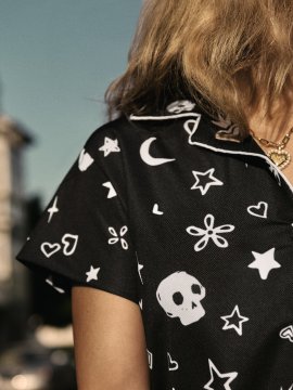 CAMISA NEGRA "BANDANA"