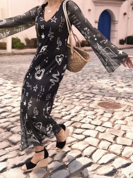 VESTIDO LARGO TUL "POEMAS"