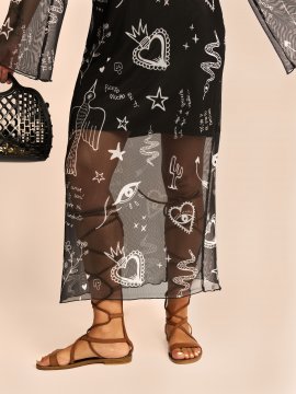 VESTIDO LARGO TUL "POEMAS"