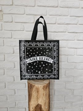 BOLSA "BANDANA" PEQUEÑA NEGRA