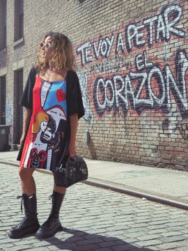 VESTIDO LENCERO "SIEMPRE ES NUNCA" CORTO