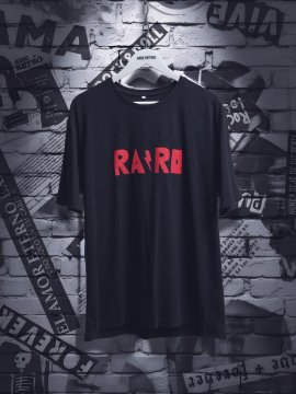 CAMISETA UNISEX "RARO" AGUJERITOS