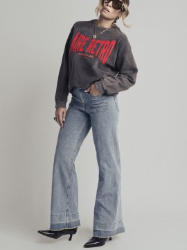 SUDADERA FADE OUT "AIRE RETRO . CAVIAR"