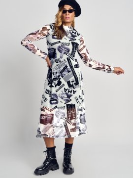 VESTIDO TUL "COLLAGE"