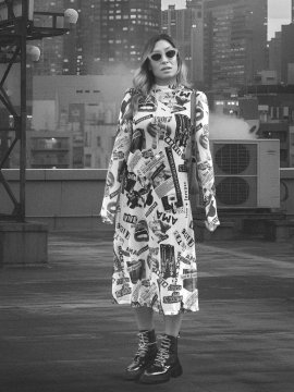 VESTIDO TUL "COLLAGE"
