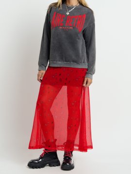 SUDADERA FADE OUT "AIRE RETRO . CAVIAR"