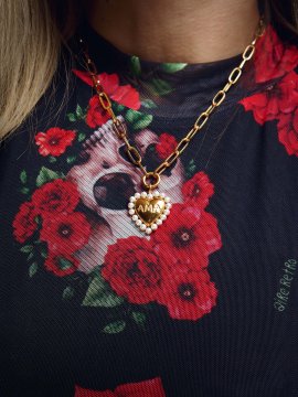 COLLAR "AMA" DORADO