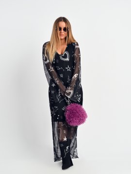 VESTIDO LARGO TUL "POEMAS"