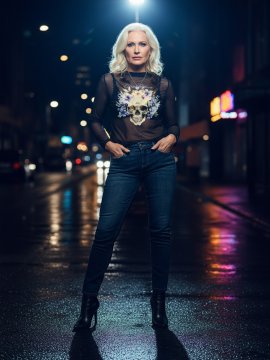 CAMISETA TUL "LADY VIOLET"