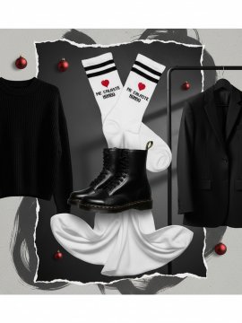 CALCETINES ''ME CALASTE'' BLANCO