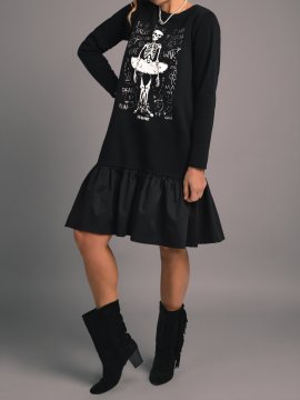 VESTIDO NEGRO "BALLET"