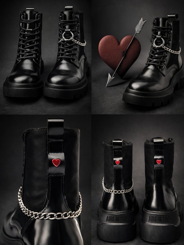 BOTAS DE PIEL "ATENEA"