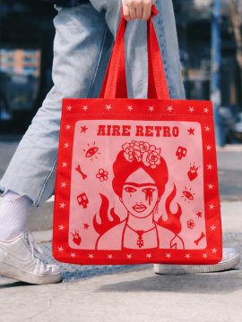BOLSA GRANDE "FRIDA" ROSA