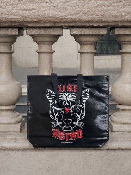 BOLSA "AIRE RETRO TIGRE" NEGRA