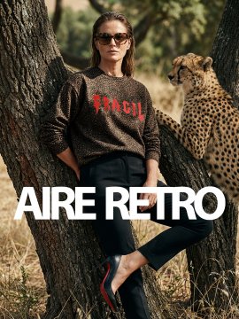 SUDADERA LEOPARDO "FRÁGIL"